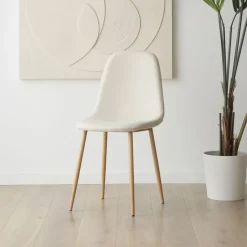 Allende Chaise rembourrée blanche^Banak Outlet