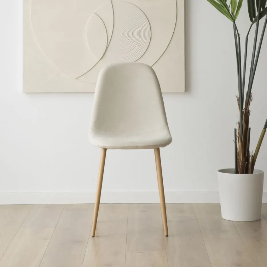 Allende Chaise rembourrée blanche^Banak Outlet