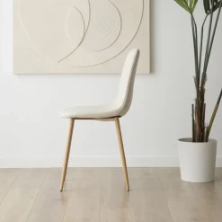Allende Chaise rembourrée blanche^Banak Outlet