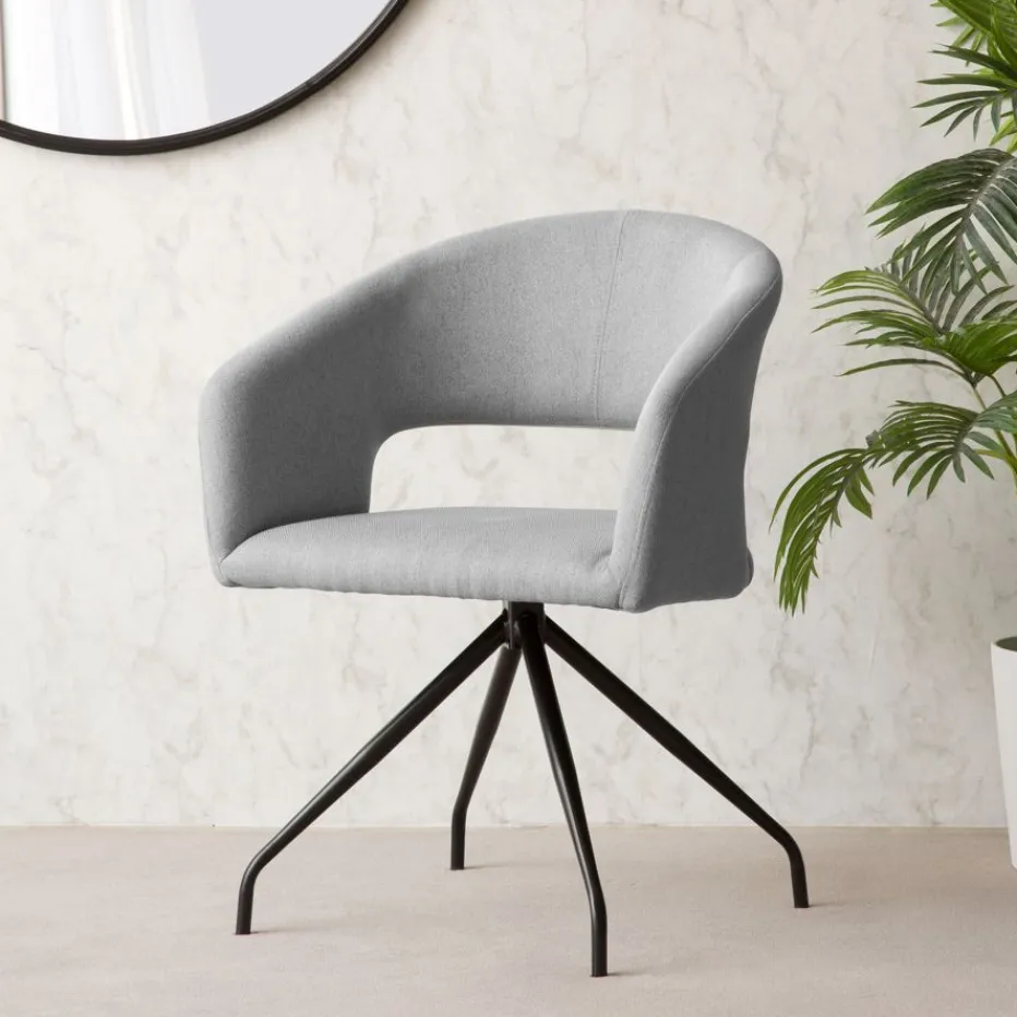 Austen Chaise de bureau de couleur gris^Banak New