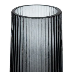 Bada Vase gris décoration en verre^Banak Online
