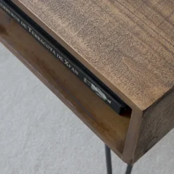 Baltic Table en bois massif et métal^Banak Sale