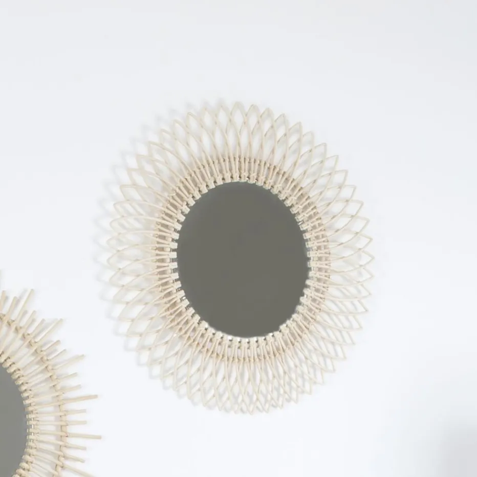 Beira Miroir rotin naturel^Banak