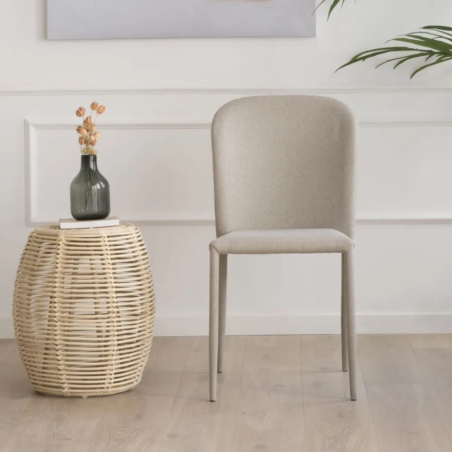 Beirut Chaise rembourrée beige^Banak Discount