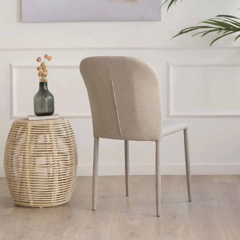 Beirut Chaise rembourrée beige^Banak Discount