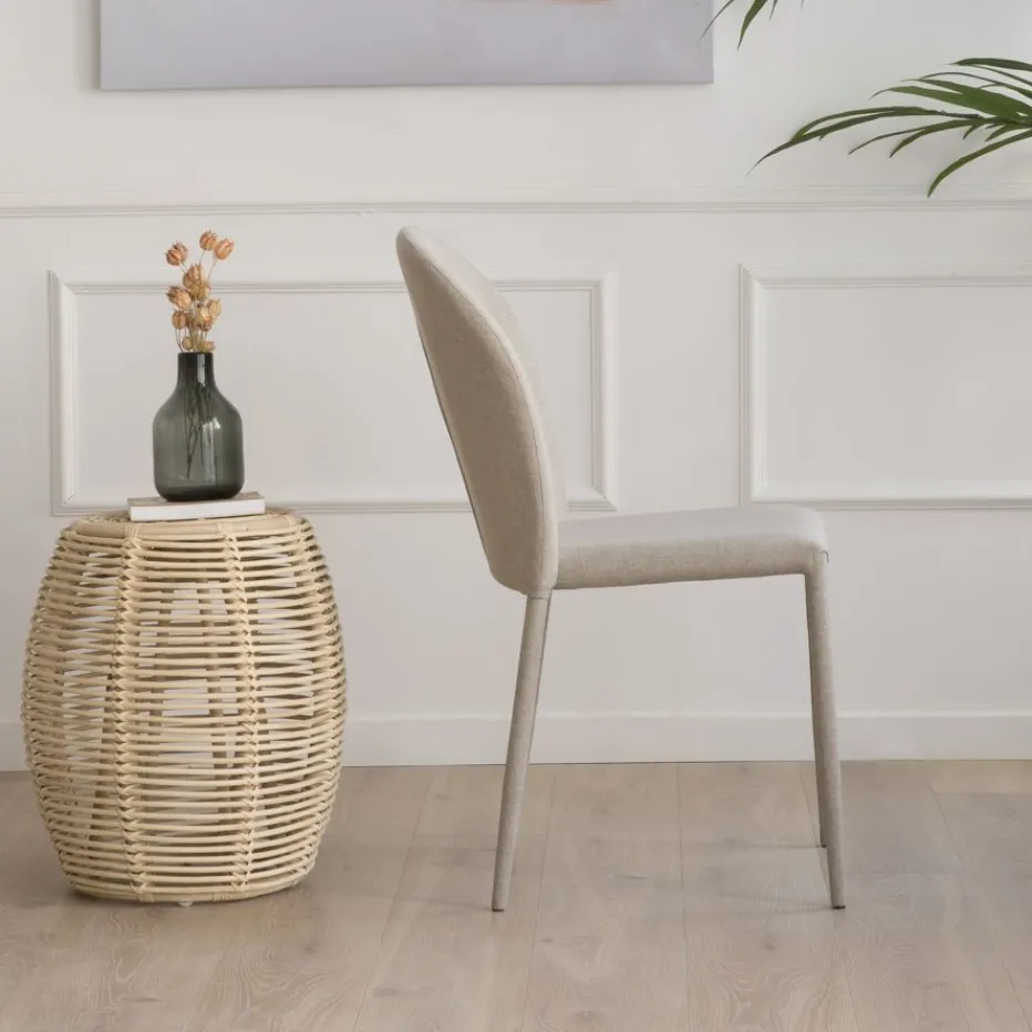 Beirut Chaise rembourrée beige^Banak Discount