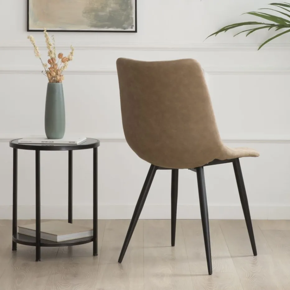 Belmont Chaise rembourrée camel^Banak