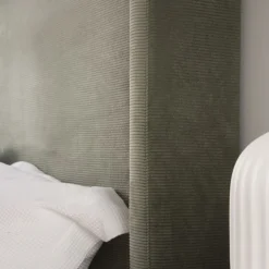 Berek Tête de lit velours côtelé pour lit de 15^Banak