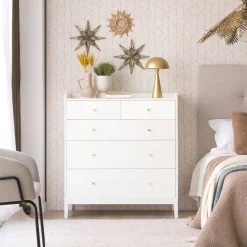 Berna Commode en bois laqué blanc^Banak Discount