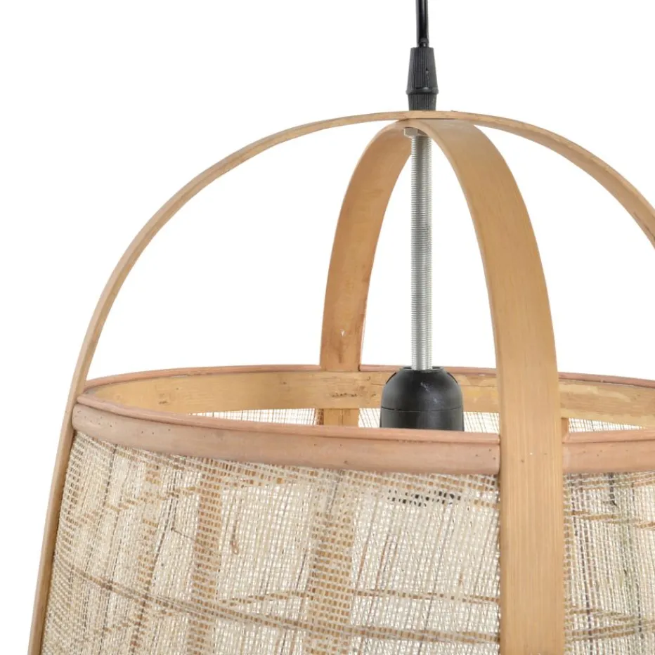 Bety Lustre en bambou lin naturel marron^Banak Discount