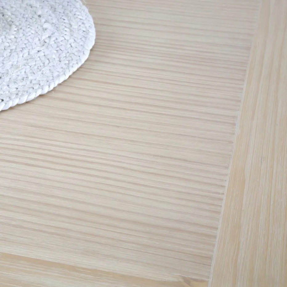 Blay Table à manger extensible carrée 90/180 en bois couleur naturelle^Banak