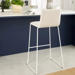 Blues Tabouret haut blanc^Banak Clearance