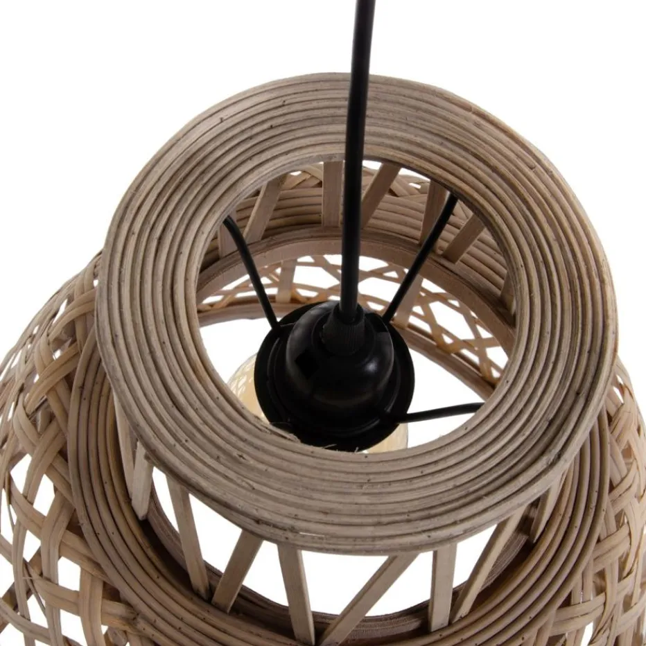 Boly Lampe de plafond en rotin naturel^Banak Online