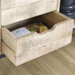 Boston Buffet en bois massif de manguier et métal^Banak Sale