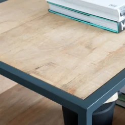 Boston Table basse en bois massif de manguier et métal^Banak New