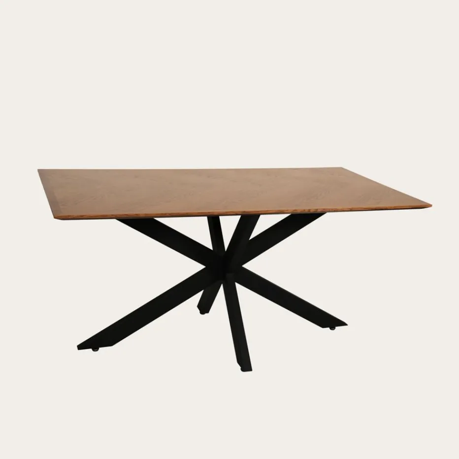 Bridger Mesa de comedor rectangular de madera y metal^Banak Best