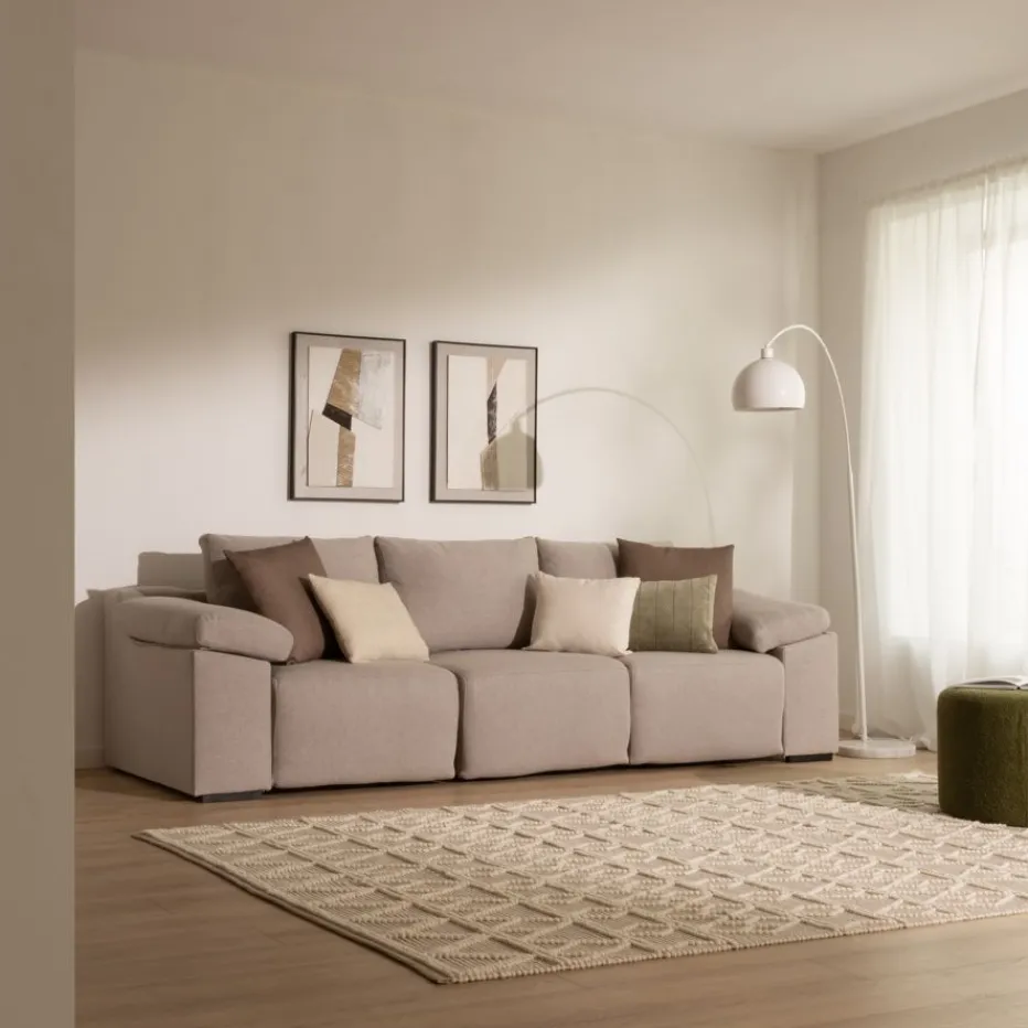 Bruni Canapé 4 places taupe^Banak New