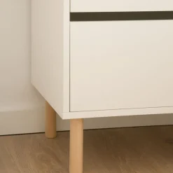Canes Commode blanc mat et naturel duna^Banak Online