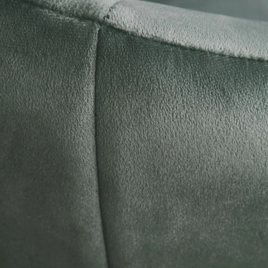 Chaise Nilsa en velours vert d'eau^Banak Online
