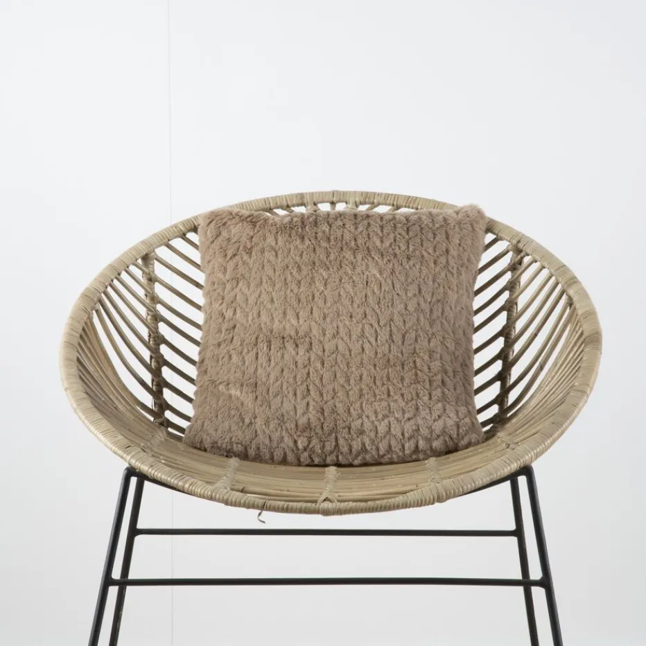 Chay Coussin chevron taupé^Banak Hot