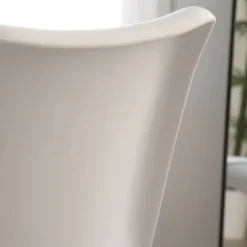 Christie Chaise de bureau blanche à roulettes^Banak Hot