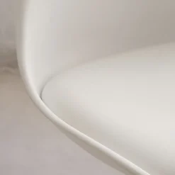 Christie Chaise de bureau blanche à roulettes^Banak Hot