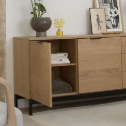 Coimbra Buffet haut en bois et métal^Banak Online