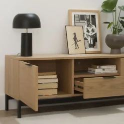 Coimbra Meuble tv en bois et métal^Banak New