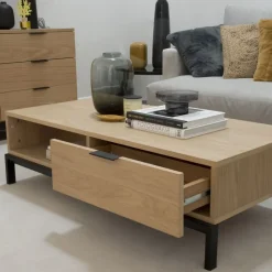 Coimbra Table basse en bois et métal^Banak Online
