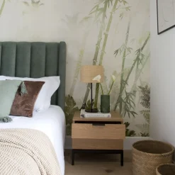 Coimbra Table de chevet en bois et métal^Banak Outlet