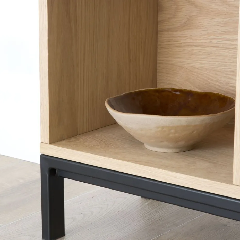 Coimbra étagère en bois et métal^Banak Hot
