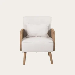 Corfu Sill&oacute;n tapizado y madera^Banak Outlet
