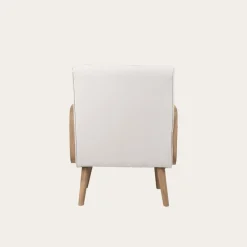 Corfu Sillón tapizado y madera^Banak Outlet