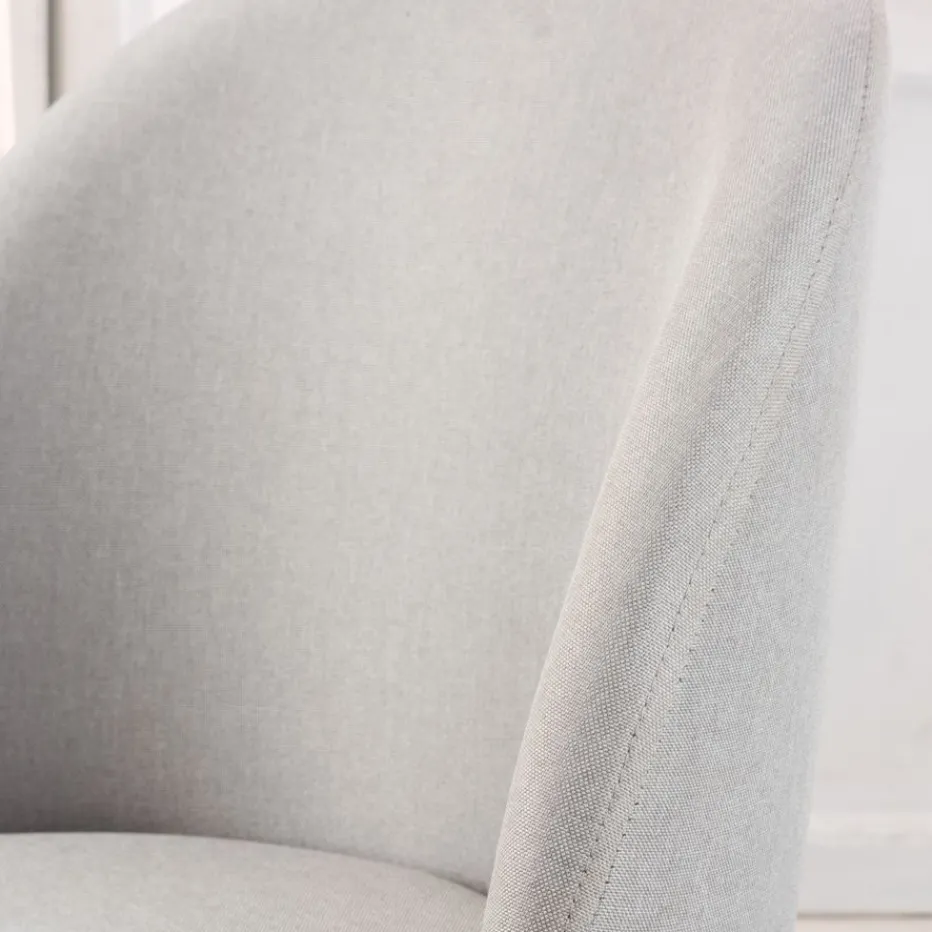 Curie Chaise rembourrée gris^Banak Discount