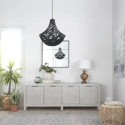 Cuzco Buffet bas en bois massif blanc wild^Banak
