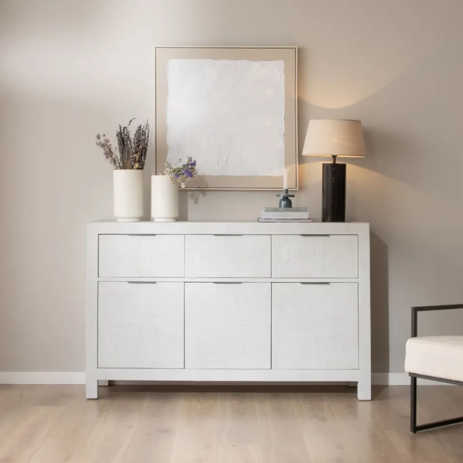 Cuzco Buffet en bois massif blanc wild^Banak New