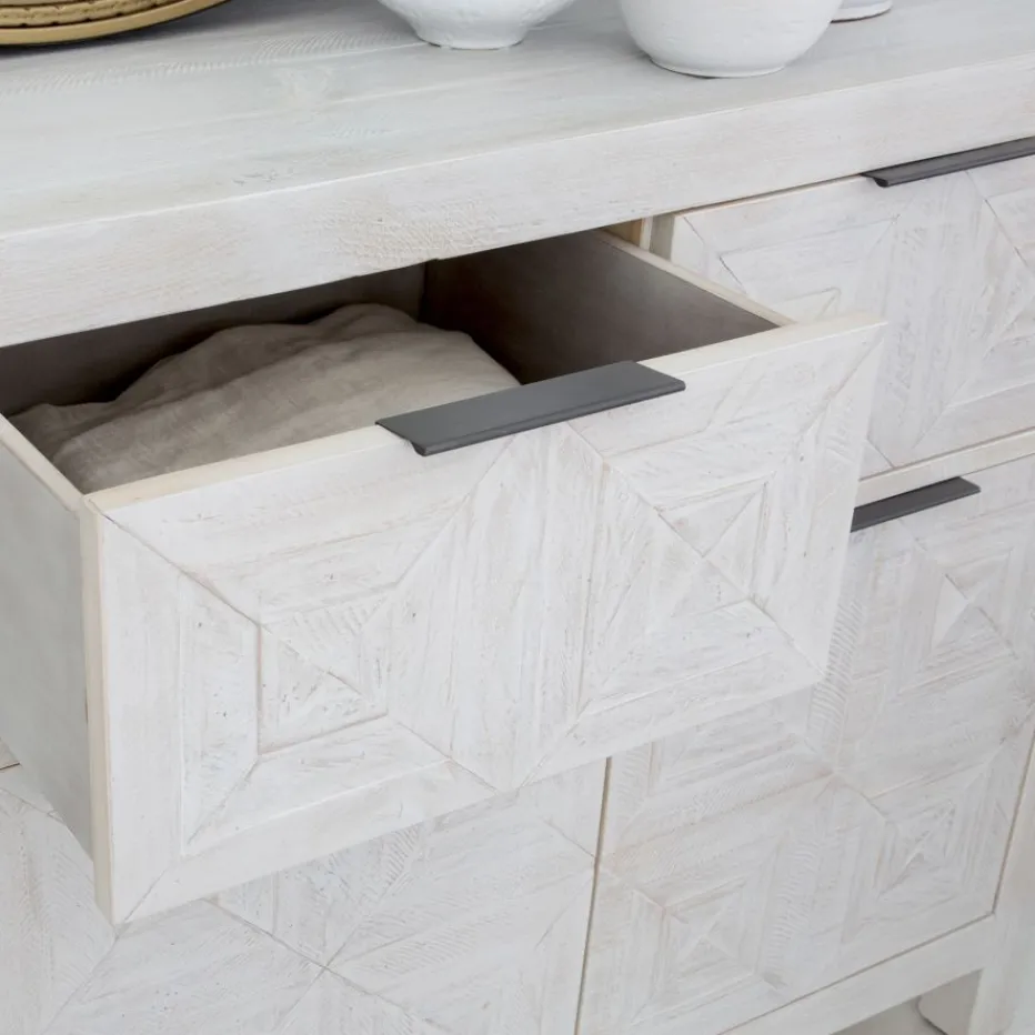 Cuzco Buffet en bois massif blanc wild^Banak New