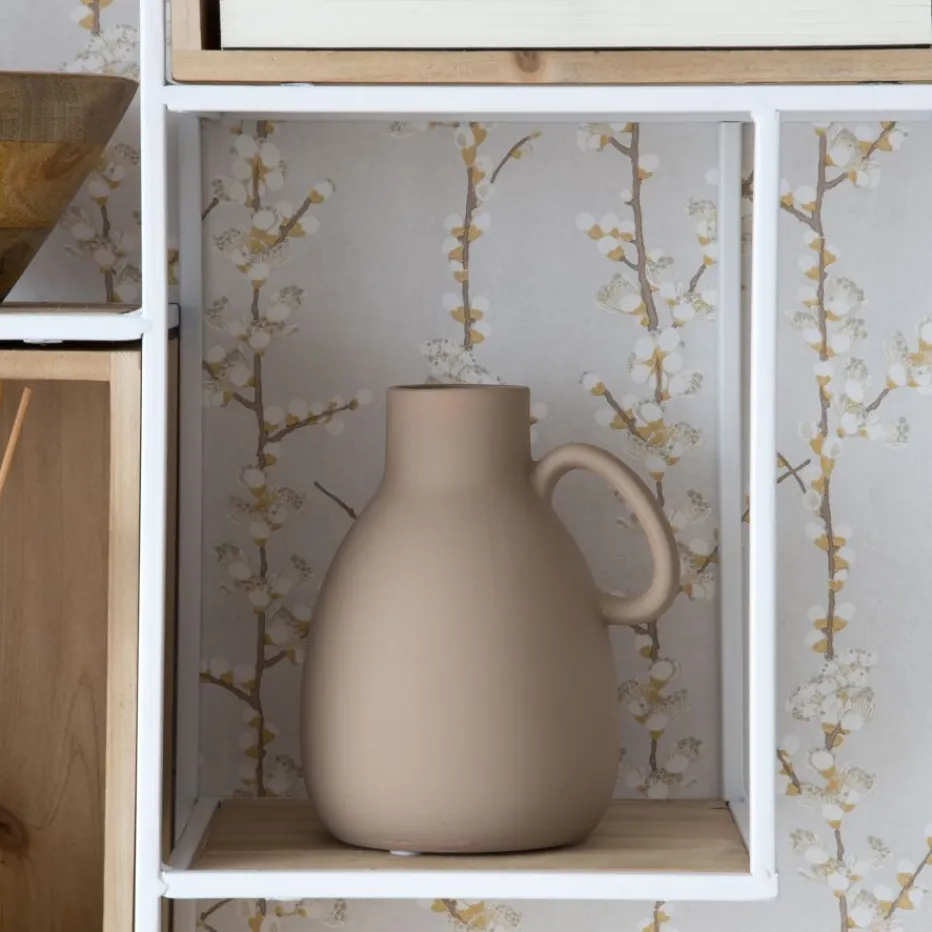 Dallas étagère murale en bois et métal blanc^Banak Hot