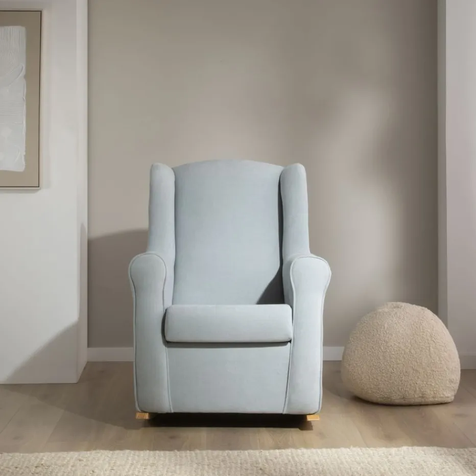 Danat Fauteuil à bascule bleu turquoise^Banak Discount