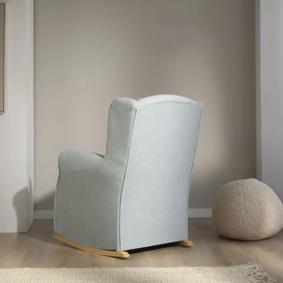 Danat Fauteuil à bascule bleu turquoise^Banak Discount