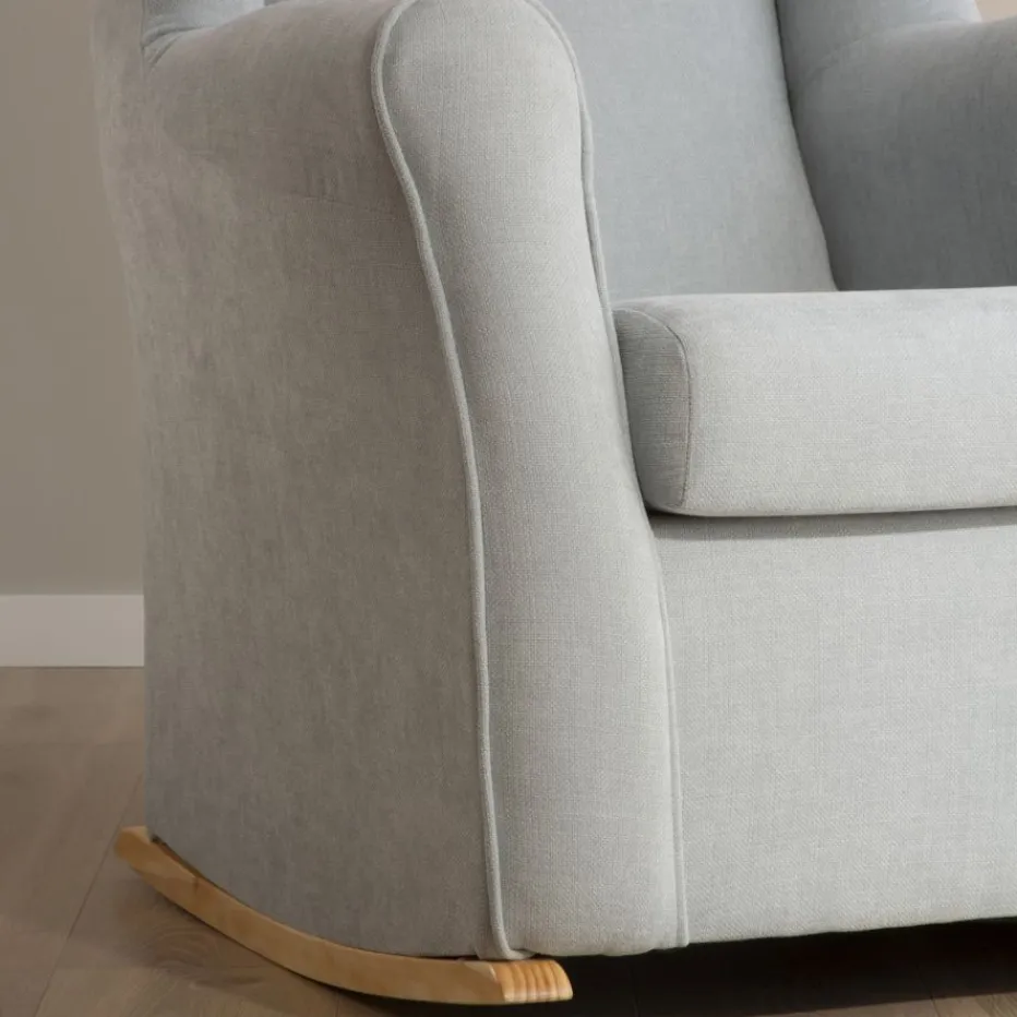 Danat Fauteuil à bascule bleu turquoise^Banak Discount