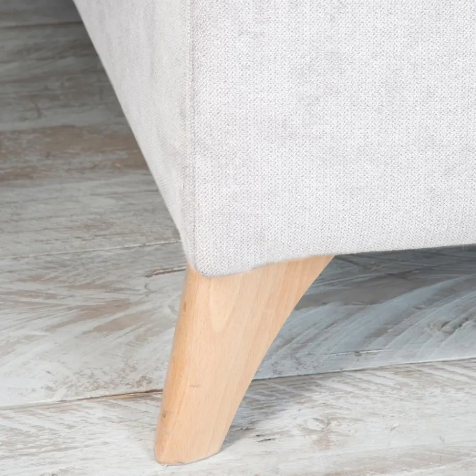 Dandy Canapé d'angle droite 4 places beige avec rangement^Banak New