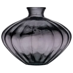 Dasas Vase en verre recyclé gris^Banak Clearance