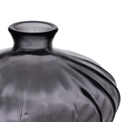 Dasas Vase en verre recyclé gris^Banak Clearance