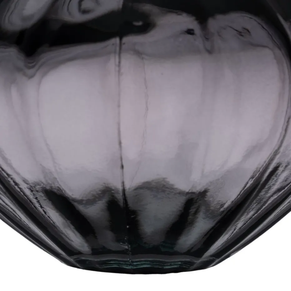 Dasas Vase en verre recyclé gris^Banak Clearance