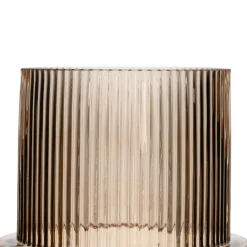 Delas Vase en verre brun^Banak New