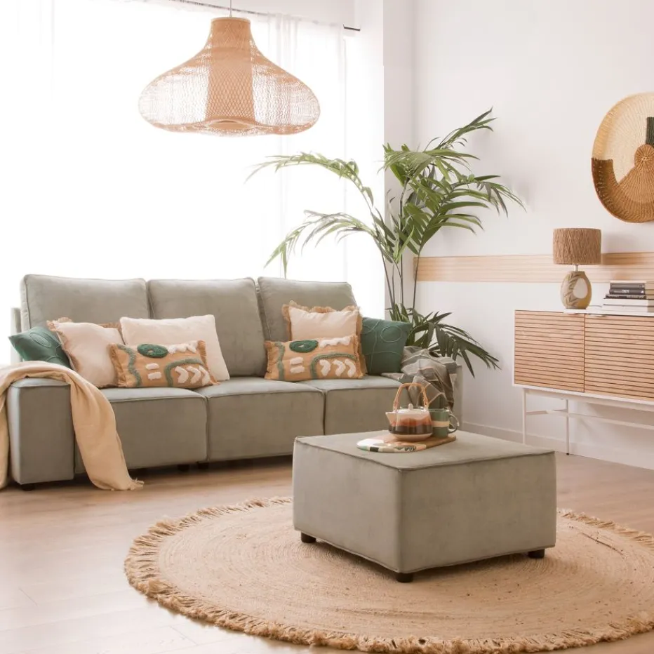 Delta Canapé modulaire avec pouf^Banak New