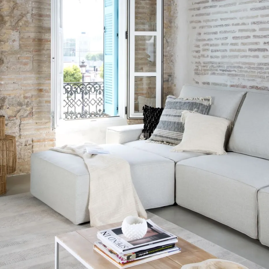 Delta Canapé modulaire avec pouf^Banak New