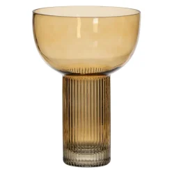 Denas Vase en verre brun^Banak Clearance
