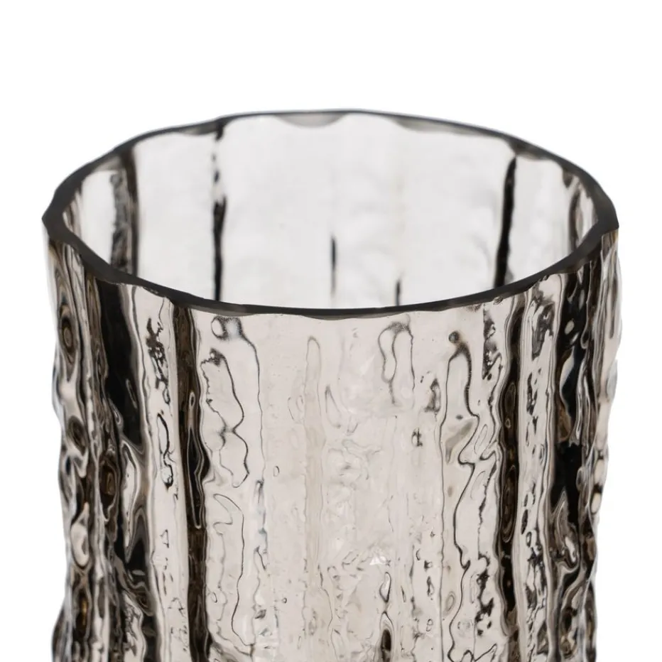 Deras Vase en verre gris^Banak New